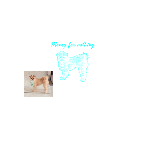 Pet shirt Money for nothing - 이미지 2